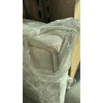 Beige continental bed with storage (livia) 140x200 small cosmetic flaws