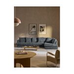 Grey Large Corner Sofa (Tribeca)