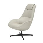 Light Grey Swivel Armchair Adric