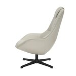 Light Grey Swivel Armchair Adric