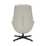 Light Grey Swivel Armchair Adric