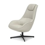 Light Grey Swivel Armchair Adric