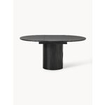Black Extendable Dining Table (Filo) 120/160x120