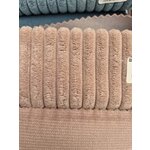 Šviesiai rožinė L formos sofa-lova su lentyna (Solero L) Komfort