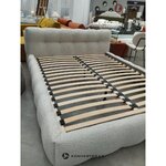 White Design Bed with Rounded Lines 160x200cm (size selection) (Michelin)