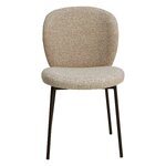 Smėlio spalvos Bouclé valgomojo kėdė Alba