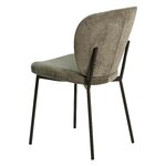 Green Bouclé valgomojo kėdė Alba