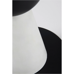 Black and white coffee table (albiano) ø50