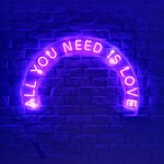 Led lighting (candyshock) all you need is love