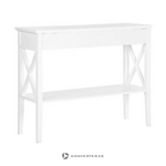 Белый консольный столик (аллея) с недостатками красоты