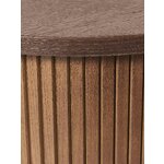 Brown wall-mounted bedside table (calary) complete