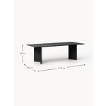 Black Dining Table (Toni) 240x100