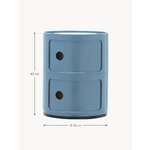 Blue Design Nightstand Componibili (Kartell)
