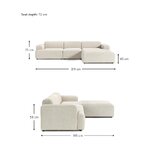 Beige corner sofa (melva) 319x195 whole