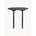 Black Solid Wood Coffee Table Monterrey (Bizzotto)