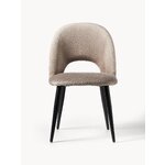Light gray velvet chair (rachel)