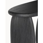 Black Solid Wood Console Table (Pamuk)