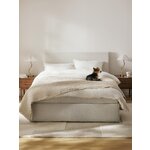 Light beige Continental bed (Eliza) 180x200