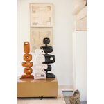 Brown glass design coffee table block (hkliving) with a beauty flaw