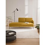 Garstyčių spalvos maža sofa (Fluente)