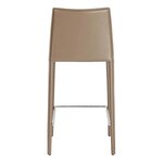 Bēša ādas bāra krēsls Boreal