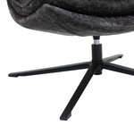 Tumši pelēks atpūtas krēsls Brava