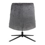 Tumši pelēks atpūtas krēsls Brava