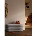 Grey Upholstered Bench Alto