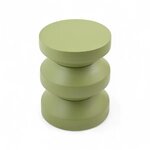 Khaki Metal Side Table Bumpi