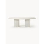 White oval dining table (anaya)