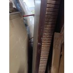 Tumši brūns izvelkamais pusdienu galds (calary) 92x180-230 ar kosmētiskiem defektiem