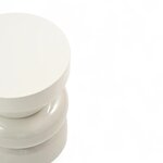 Šviesiai pilkas šoninis staliukas „Calypso“