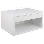 White wall-mounted nightstand cholet (actona)
