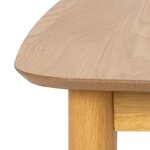 Vaaleanruskea jatkettava ruokapöytä montreux (actona) 90x180-220 kosmeettisia virheitä