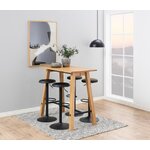 Black bar stool finch (actona)