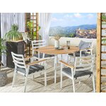 Brown and white garden table cavoli whole