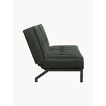 Žalioji aksominė miegamoji sofa