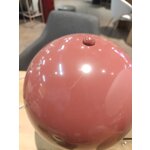 Raudona stalinė lempa (Walter) su kosmetiniais defektais.