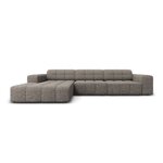 Gray chenille fabric modular sofa chicago (cosmopolitan) 284x166