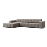 Gray chenille fabric modular sofa chicago (cosmopolitan) 284x166