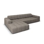 Gray chenille fabric modular sofa chicago (cosmopolitan) 284x166