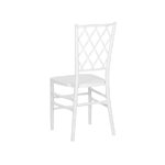 White dining chair clarion