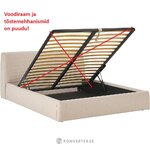 Dark Beige Bed with Storage Box (Cloud) 200x200