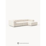 Vaaleanbeige modulaarinen kulmasohva (Sofia)