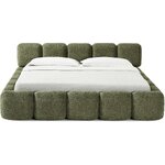 Зеленая дизайнерская кровать (тайла)200х200