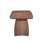 Rudas valgomojo stalas „Curvi“