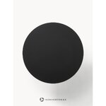 Black Round Dining Table (Menorca) d=120
