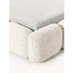 Light Beige Upholstered Bed (Tayla) 200x200