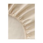Beige Cotton Elasticated Linen (Elsie) 90x200