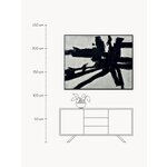 Canvas painting Omaggio A Kline (Agave)